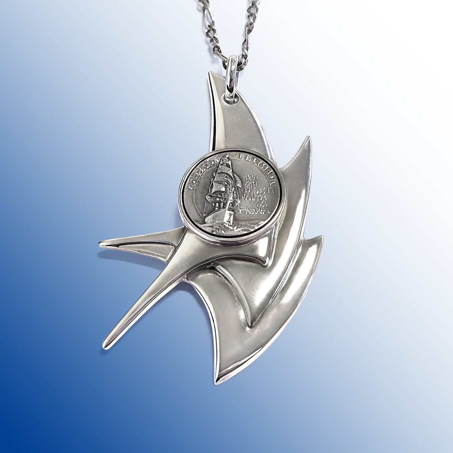 Pendente commemorativo in argento 925/000