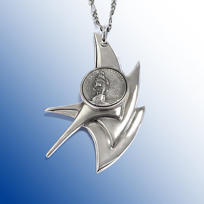 Pendente commemorativo in argento 925/000